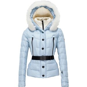 Moncler Grenoble Beverley jacket faux fur baby blue smalll